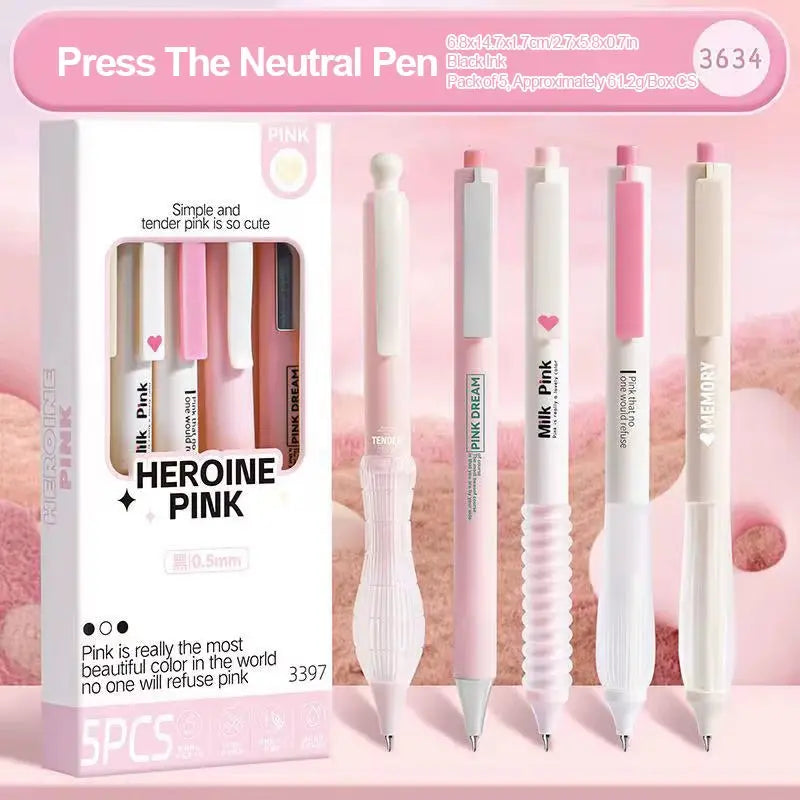 5PCS Colourful Themed Pens