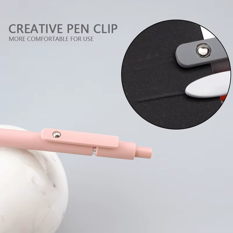 Piloting Morandi Colour Gel Pens Soft Touch Quick Dry Smooth 0.5Mm Gel Ink Pen for School Student Writing Stationery Supplies